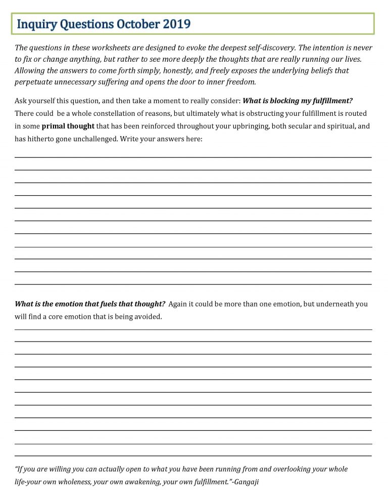 Discovering Natural Fulfillment Worksheet Main Site Discovering Natural Fulfillment Worksheet Main Site